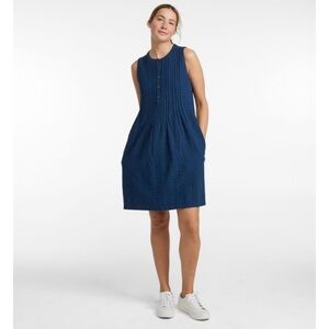 L L Bean cotton dress